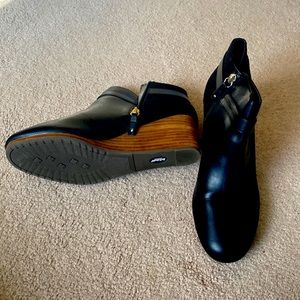 Black booties by Dr Scholls